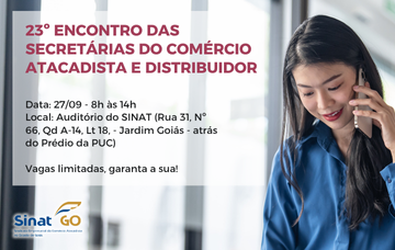23º Encontro das Secretárias do Comércio Atacadista e Distribuidor